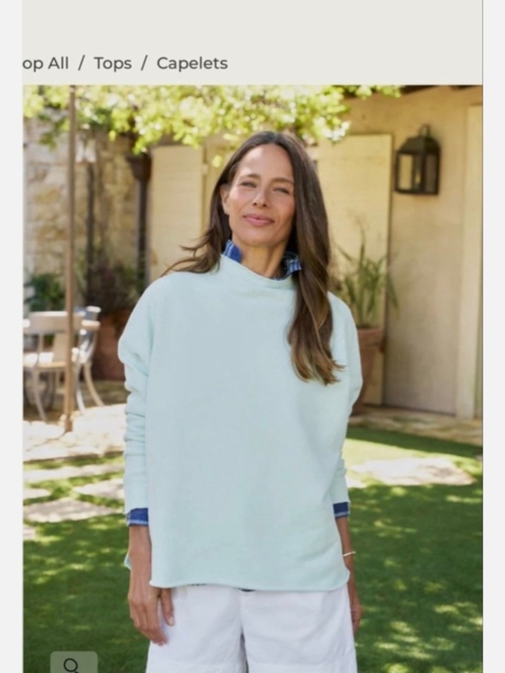 Frank and Eileen Effie Triple Fleece in Mineral Wash, size S - Picture 3 of 3
